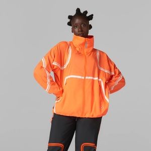 Adidas Women's Stella McCartney Truepace Women Jacket Signal Orange